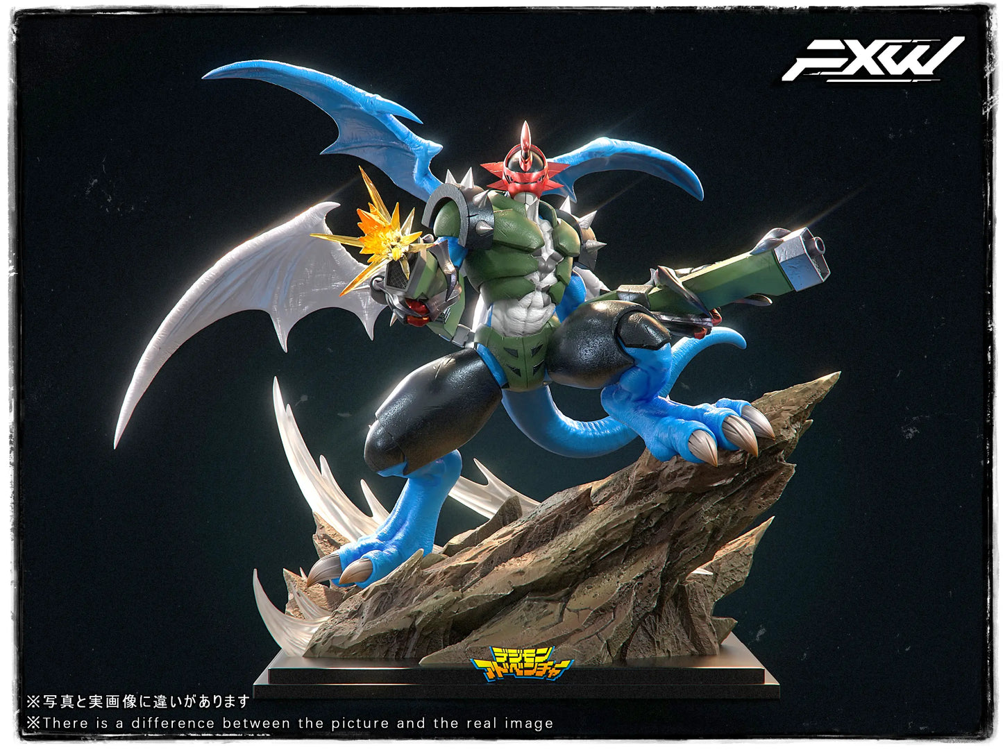 Digimon FXW Studio Fusion Evolution Paildramon Resin Statue