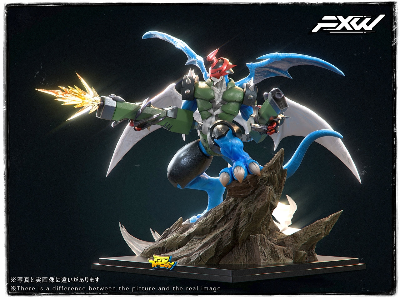 Digimon FXW Studio Fusion Evolution Paildramon Resin Statue