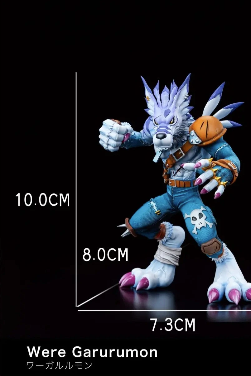 Digimon Mine Studio WereGarurumon Resin Statue