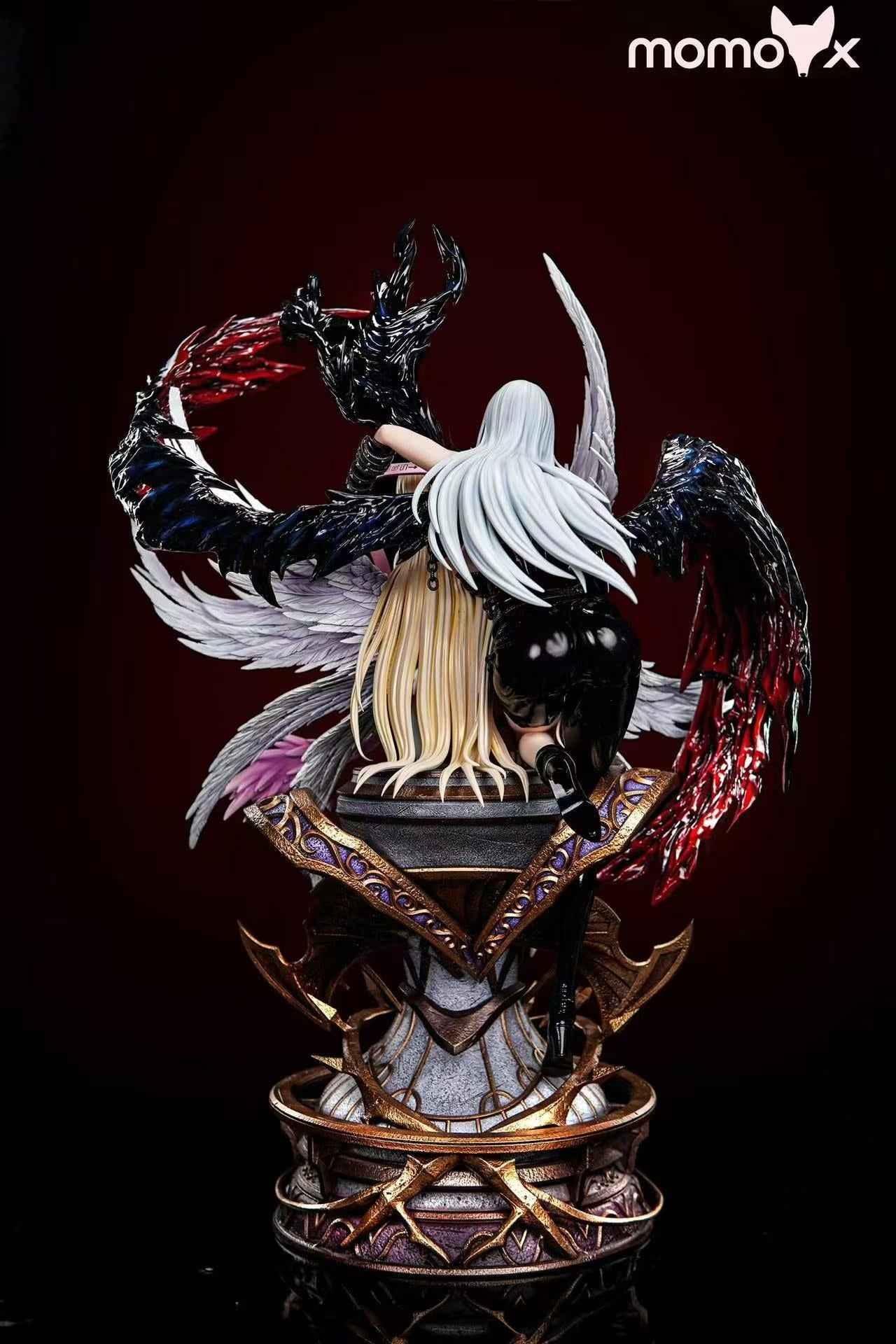 Digimon Momox Studio Lady Devimon & Angewomon Resin Statue