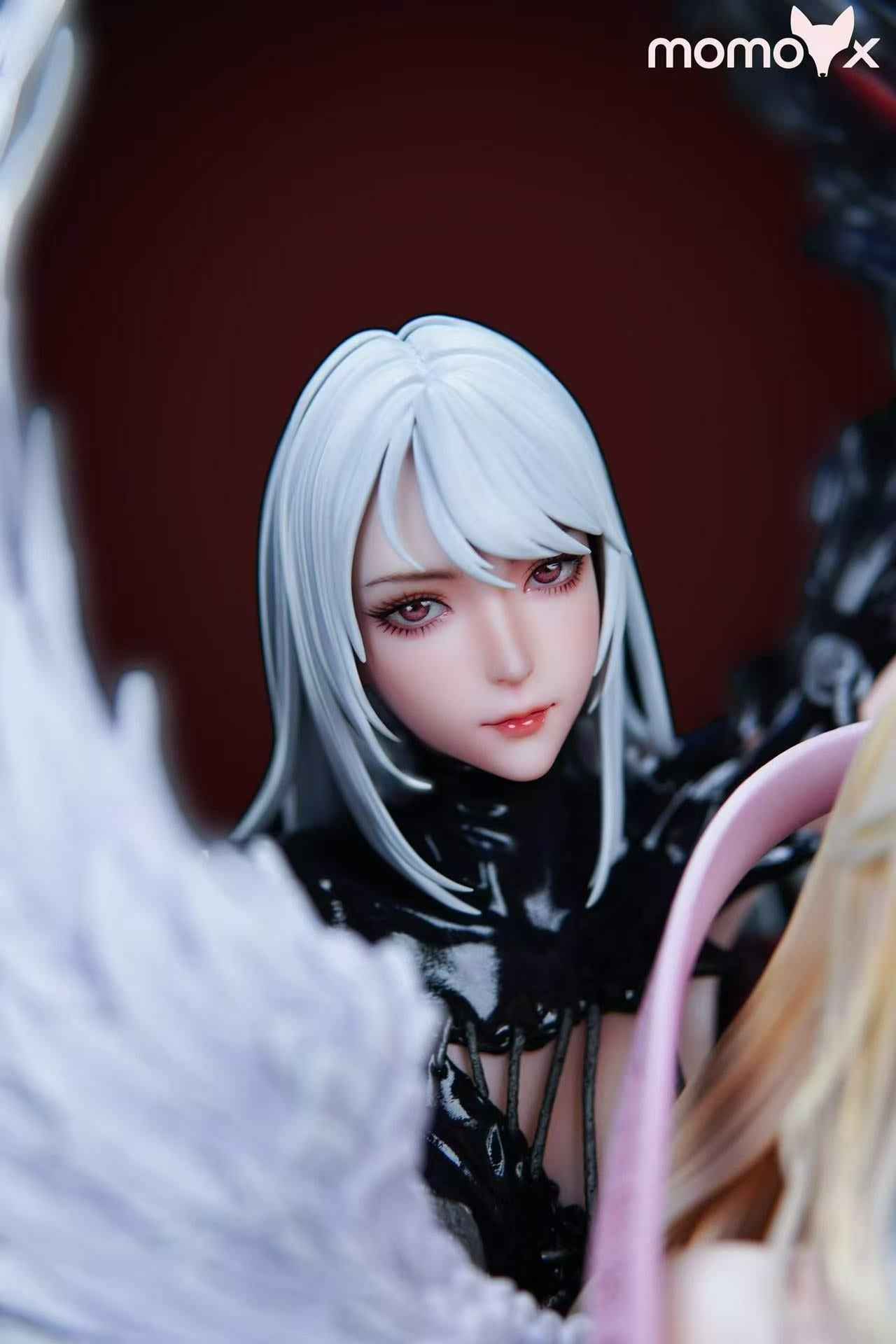 Digimon Momox Studio Lady Devimon & Angewomon Resin Statue