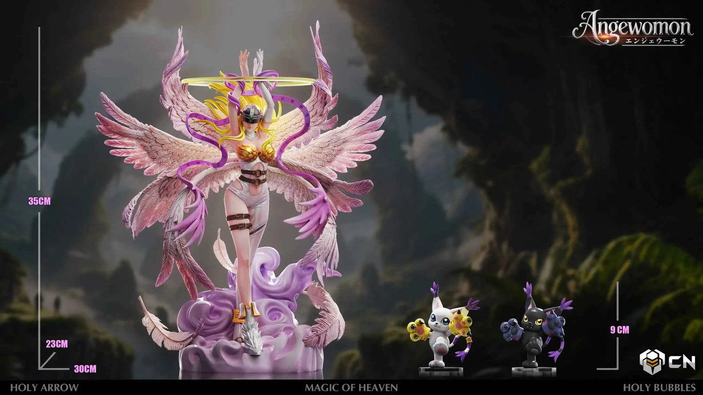 Digimon Nest Studio Angewomon Resin Statue