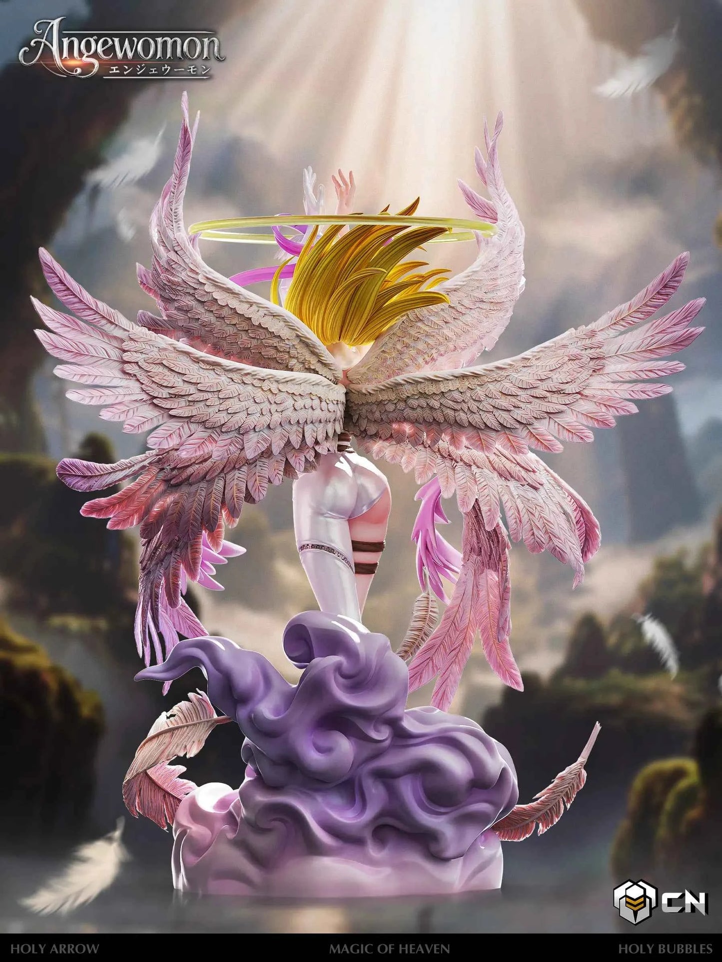 Digimon Nest Studio Angewomon Resin Statue