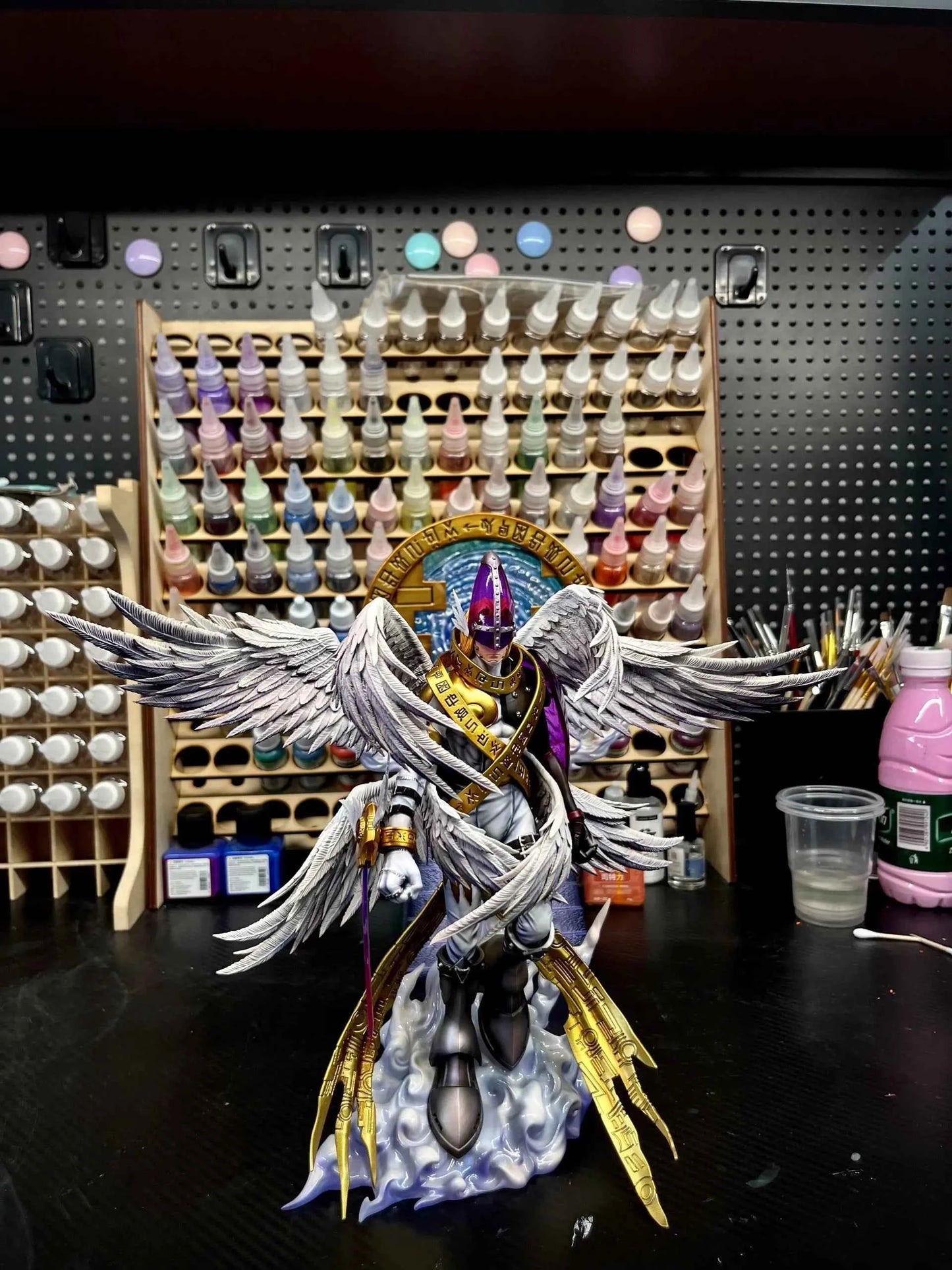Digimon Soar Studio Holy Angemon Resin Statue
