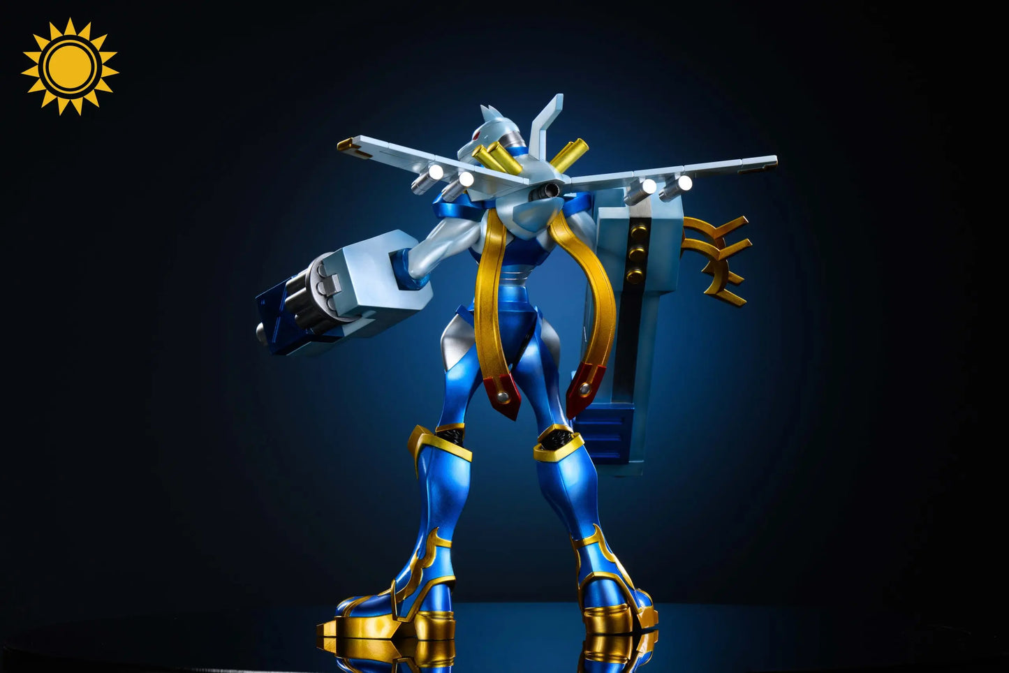 Digimon Sun Toys Studio EmperorGreymon & MagnaGarurumon Resin Statue