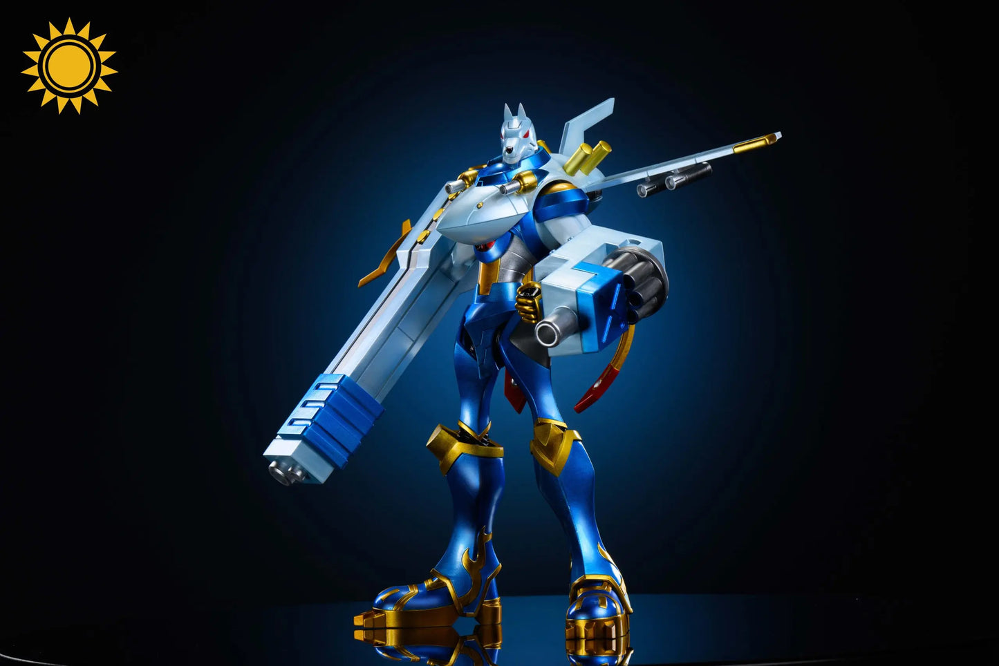 Digimon Sun Toys Studio EmperorGreymon & MagnaGarurumon Resin Statue