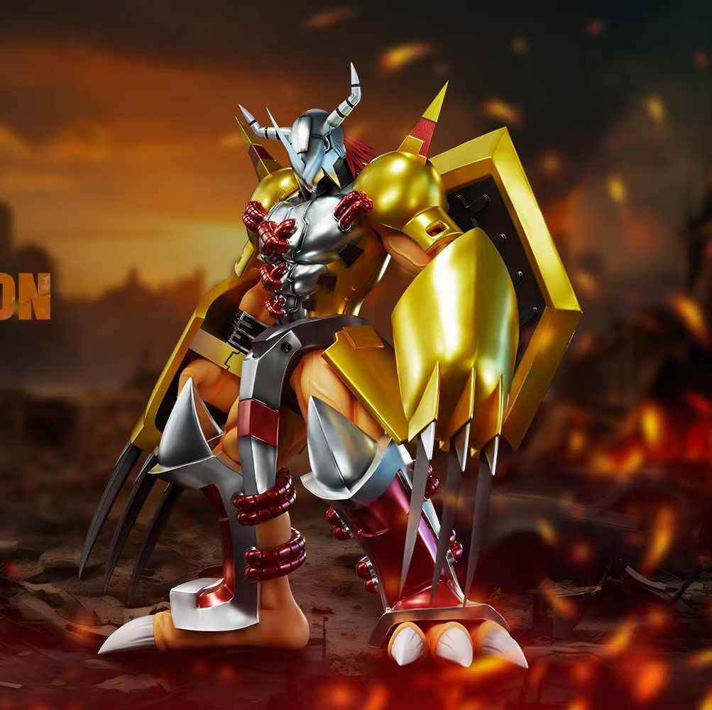 Digimon Biubiubiu Studio WarGreymon Resin Statue
