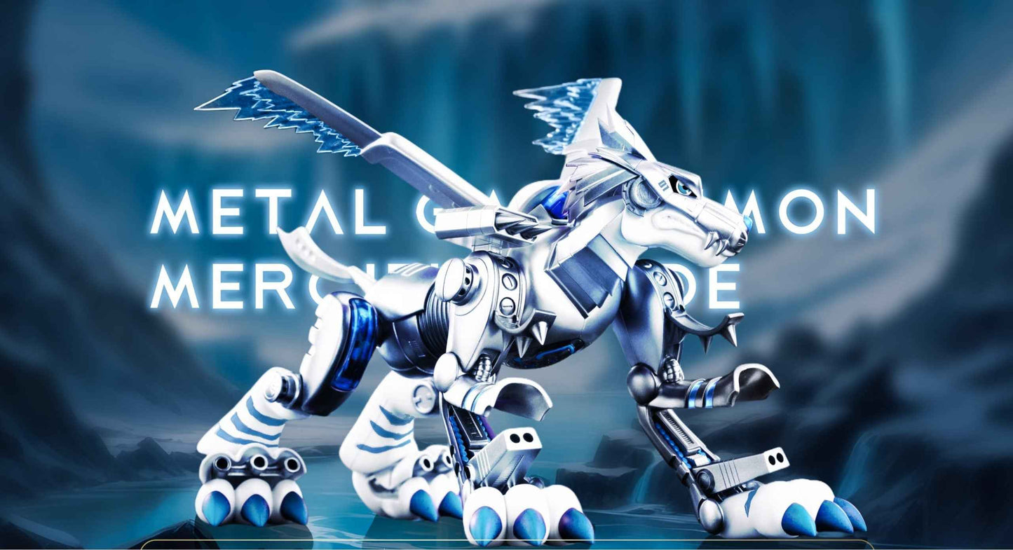Digimon ~ T1 Studio ~ MetalGarurumon ~ Resin Statue - Santoryu Resins Collectors