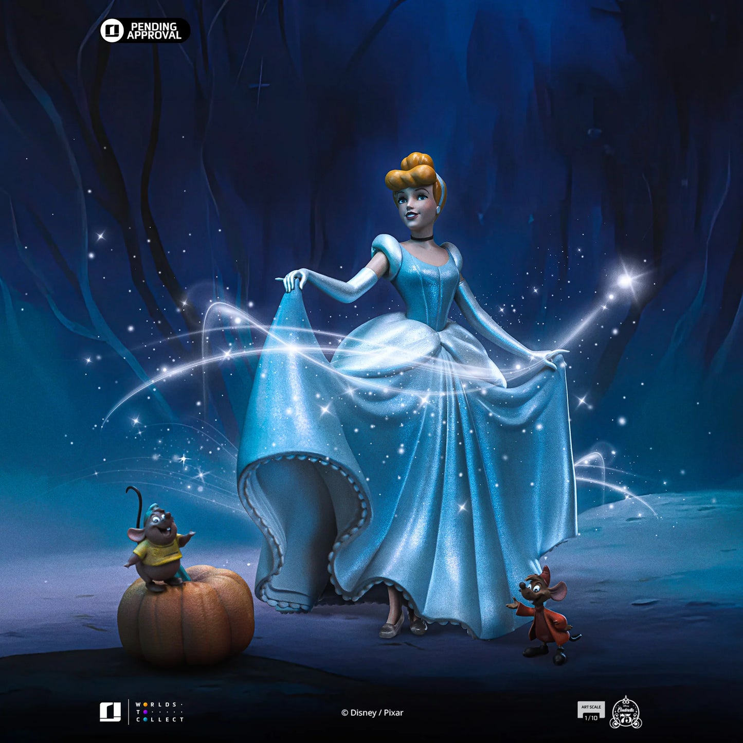 Disney Iron Studio Cinderella DSNEY125525-10 DSNEY125625-10 Licensed Resin Statue