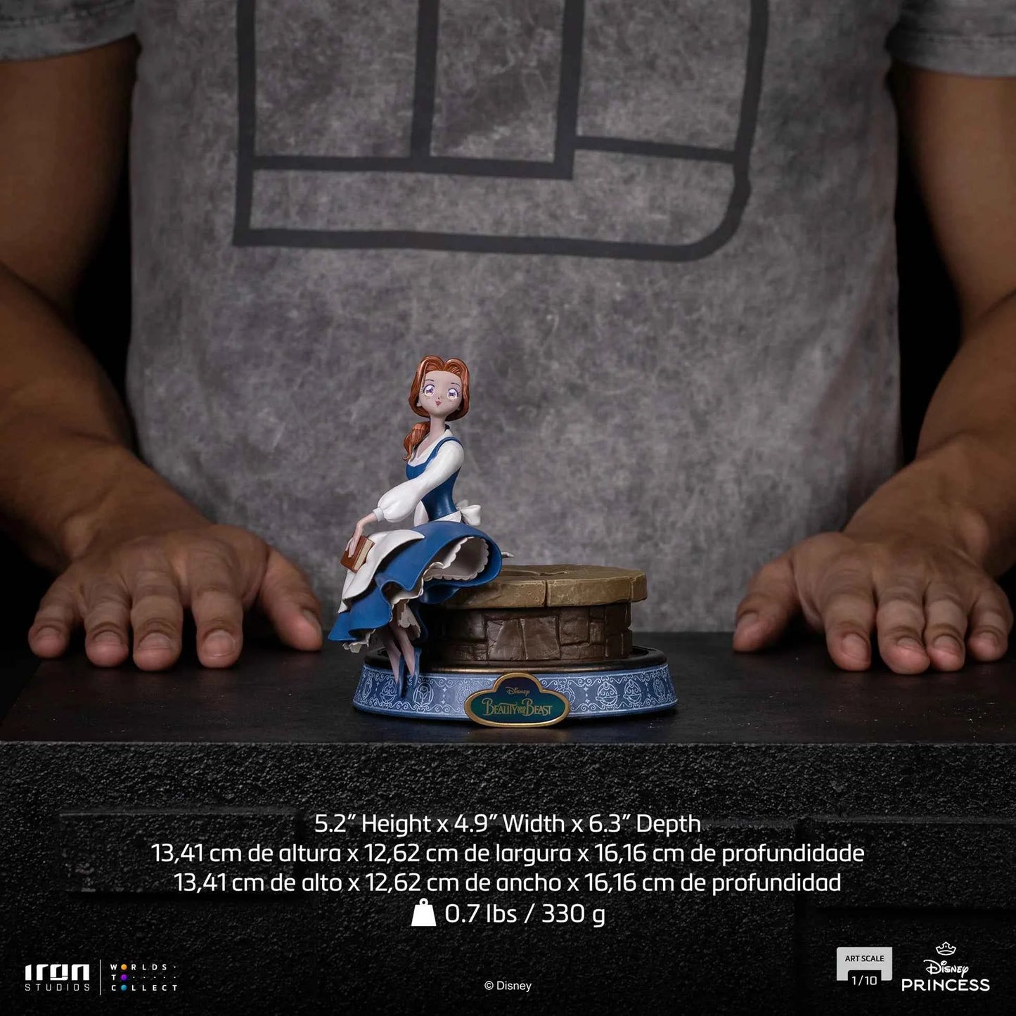 Disney Iron Studio Cinderella & Belle Disney's Princess DSNEY127125-10 DSNEY127225-10 Licensed Resin Statue