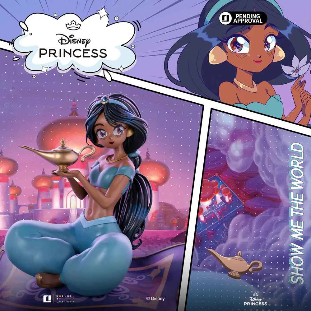 Disney Iron Studio Jasmine & Ariel Disney's Princess DSNEY126925-10 DSNEY127025-10 Licensed Resin Statue