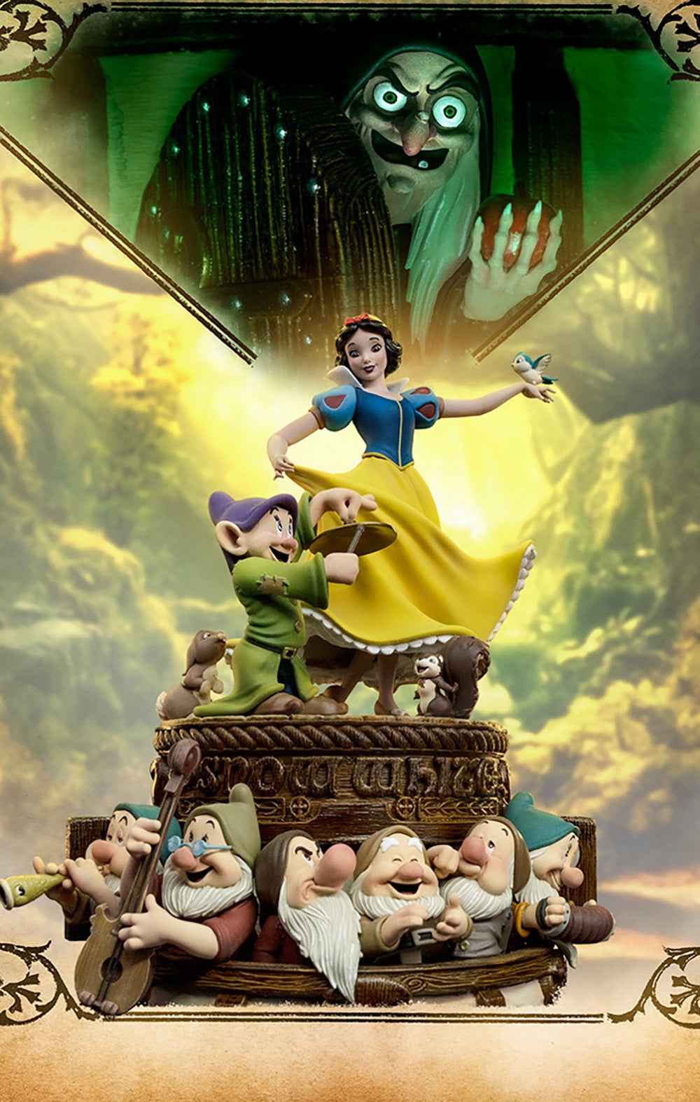 Disney ~ Iron Studio ~ Snow White and the Seven Dwarves ~ Licensed Resin Statue - Santoryu Resins Collectors