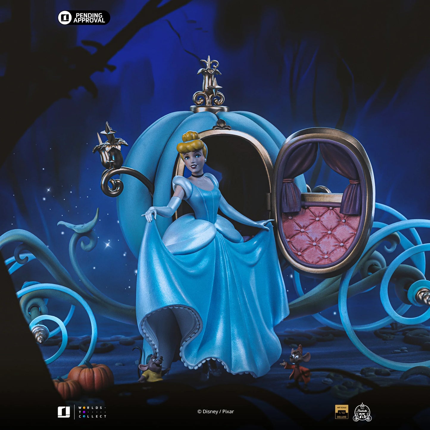 Disney Iron Studio Cinderella DSNEY125525-10 DSNEY125625-10 Licensed Resin Statue