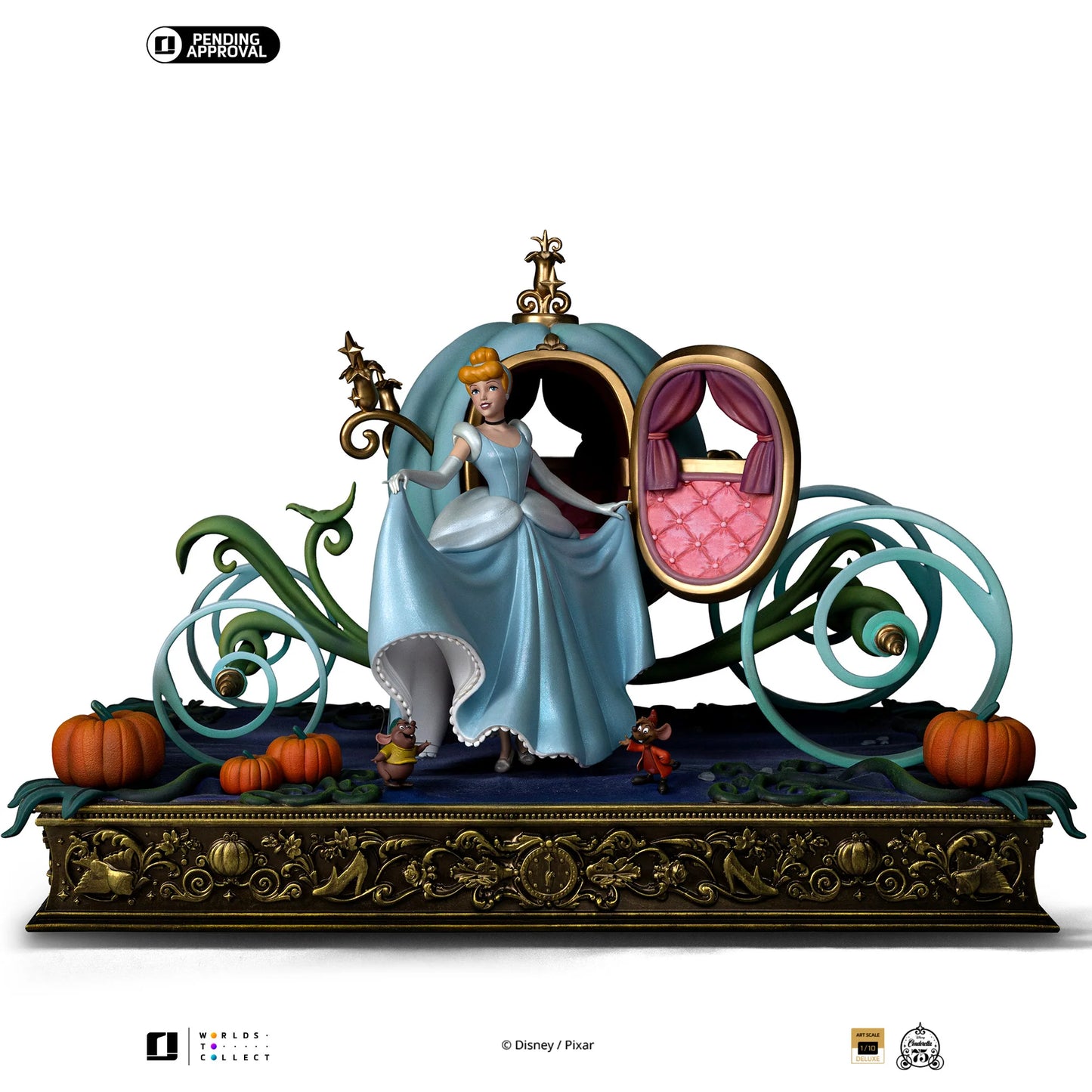 Disney Iron Studio Cinderella DSNEY125525-10 DSNEY125625-10 Licensed Resin Statue