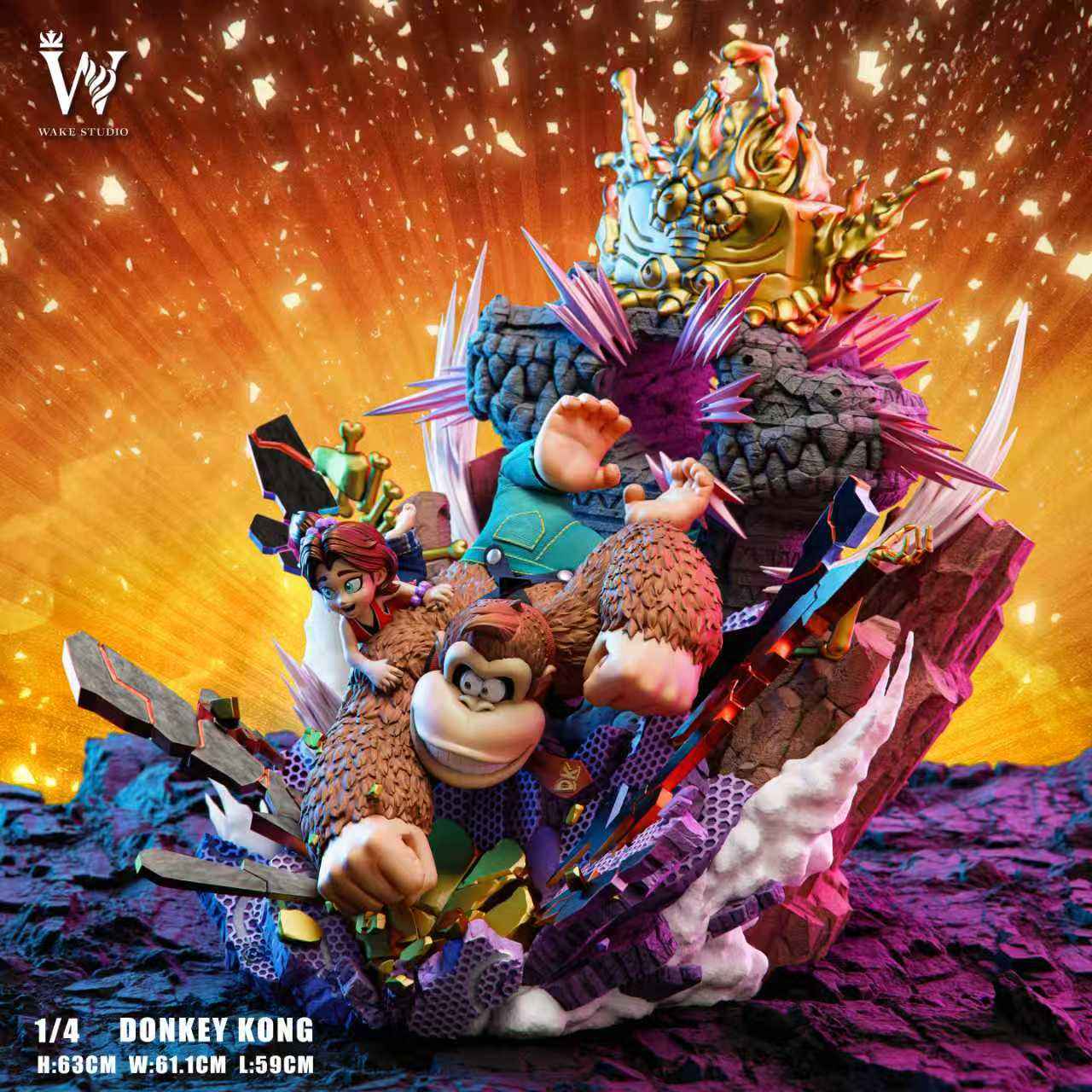 Donkey Kong Wake Studio Donkey Kong Bananza 1/4 Resin Statue