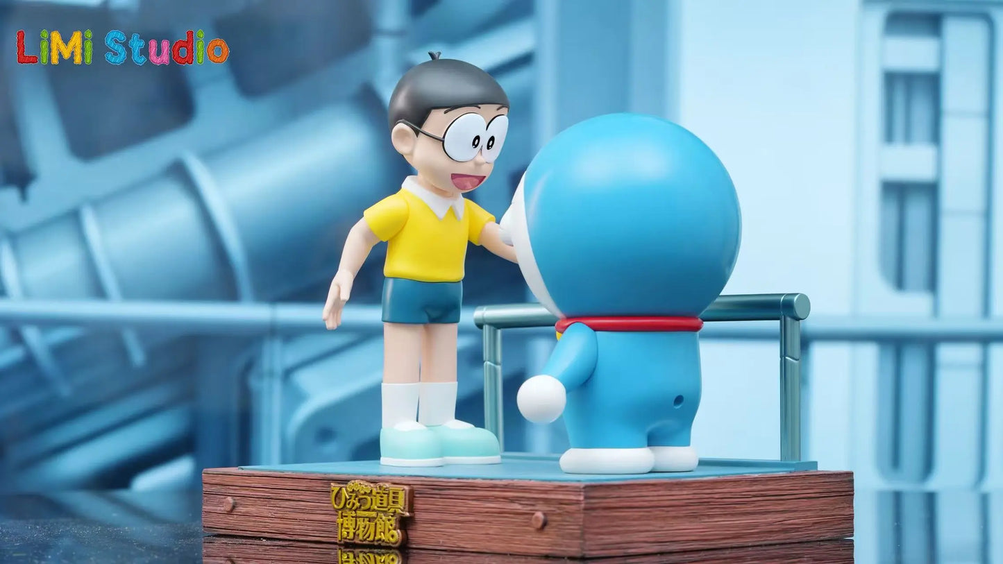 Doraemon LiMi Studio Nobita & Doraemon Resin Statue