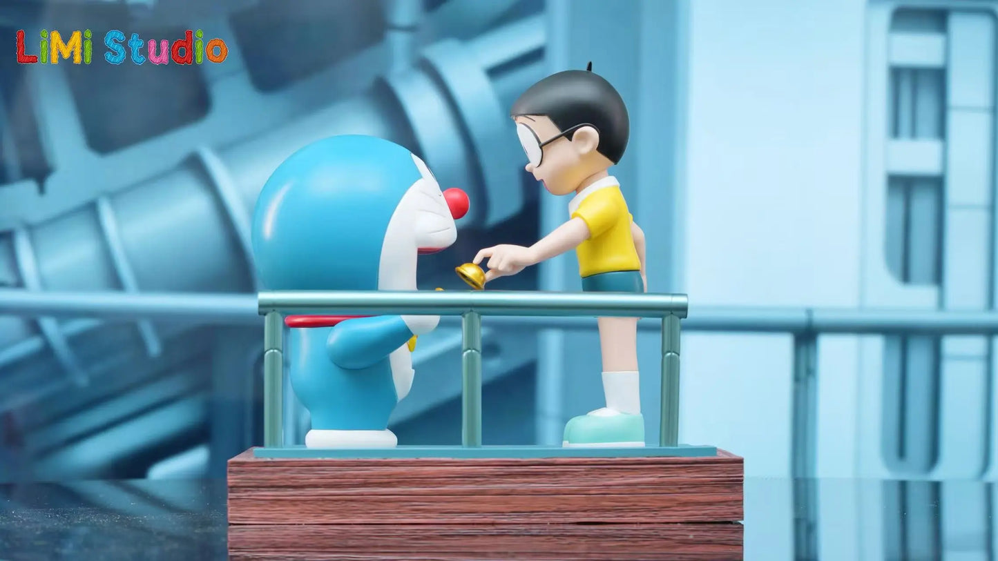 Doraemon LiMi Studio Nobita & Doraemon Resin Statue