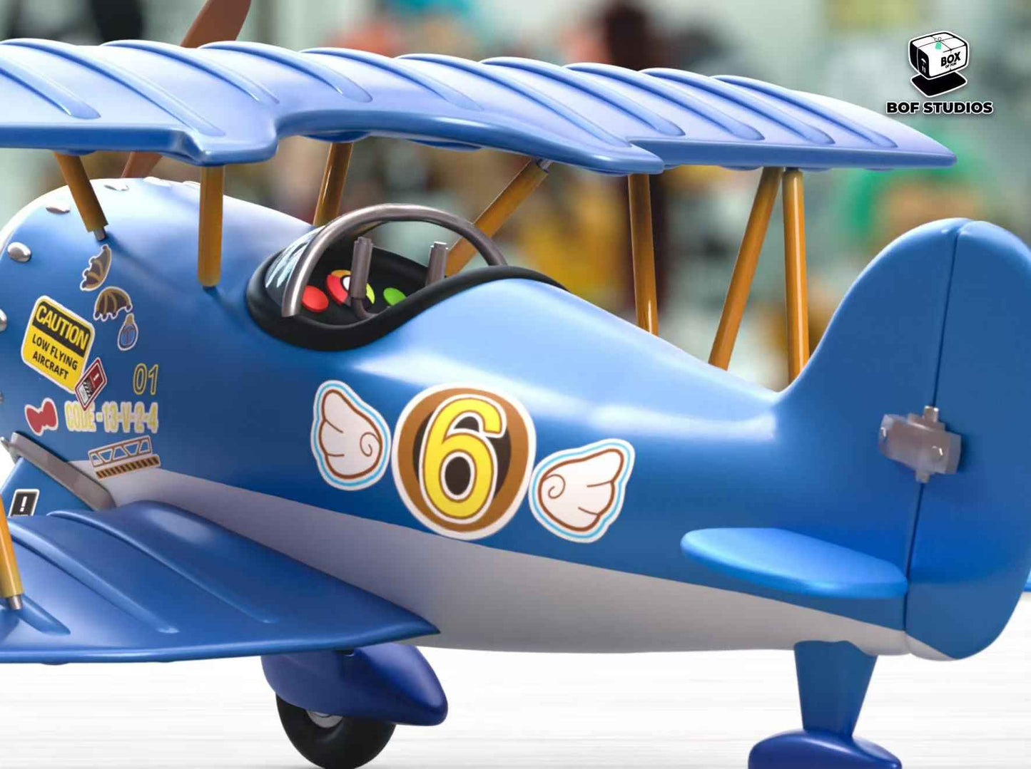 Dr Slump BOF Studio Arale Norimaki's Airplane Resin Statue