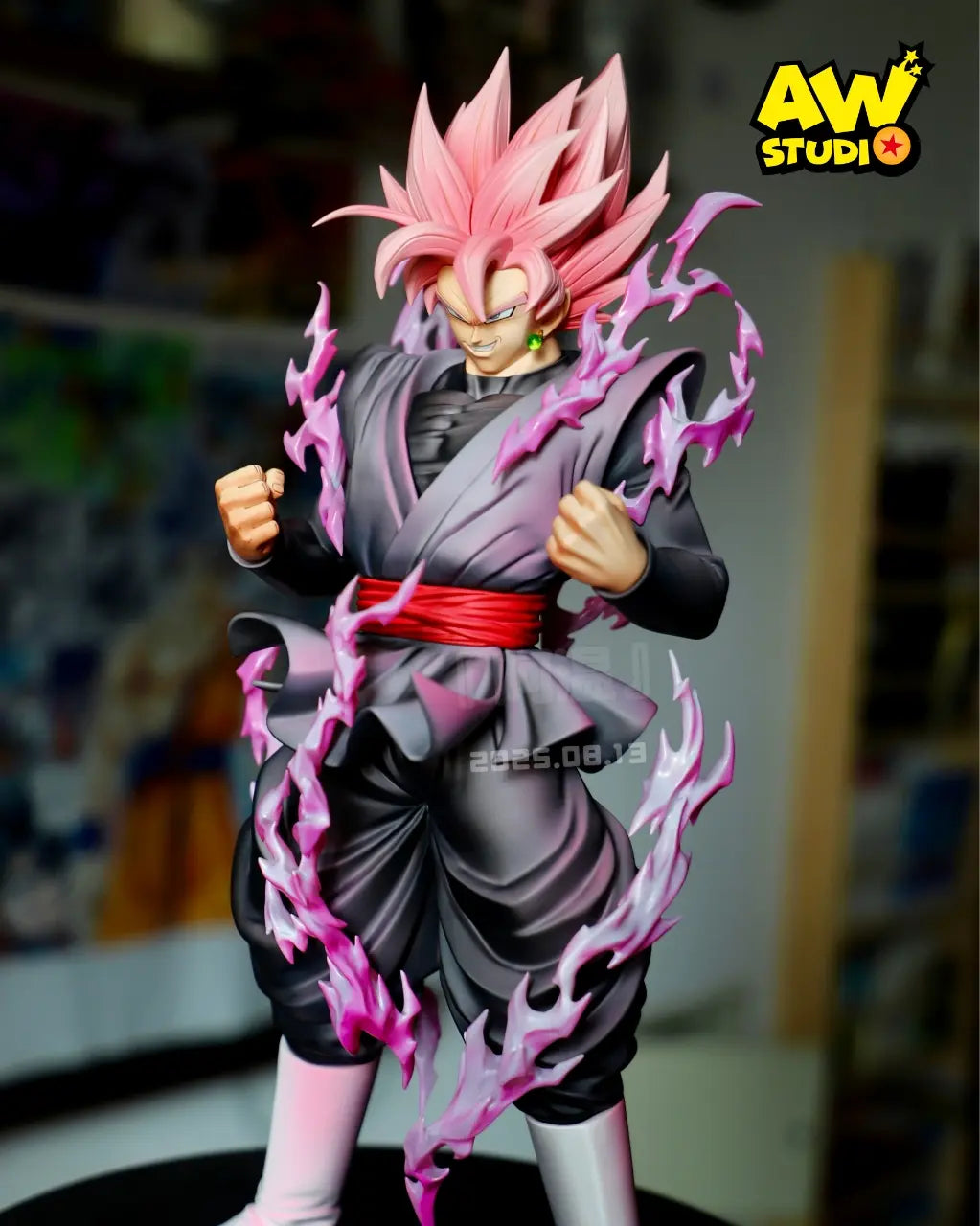 Dragon Ball AW Studio "SSJR" Super Saiyan Rosé Son Goku Resin Statue