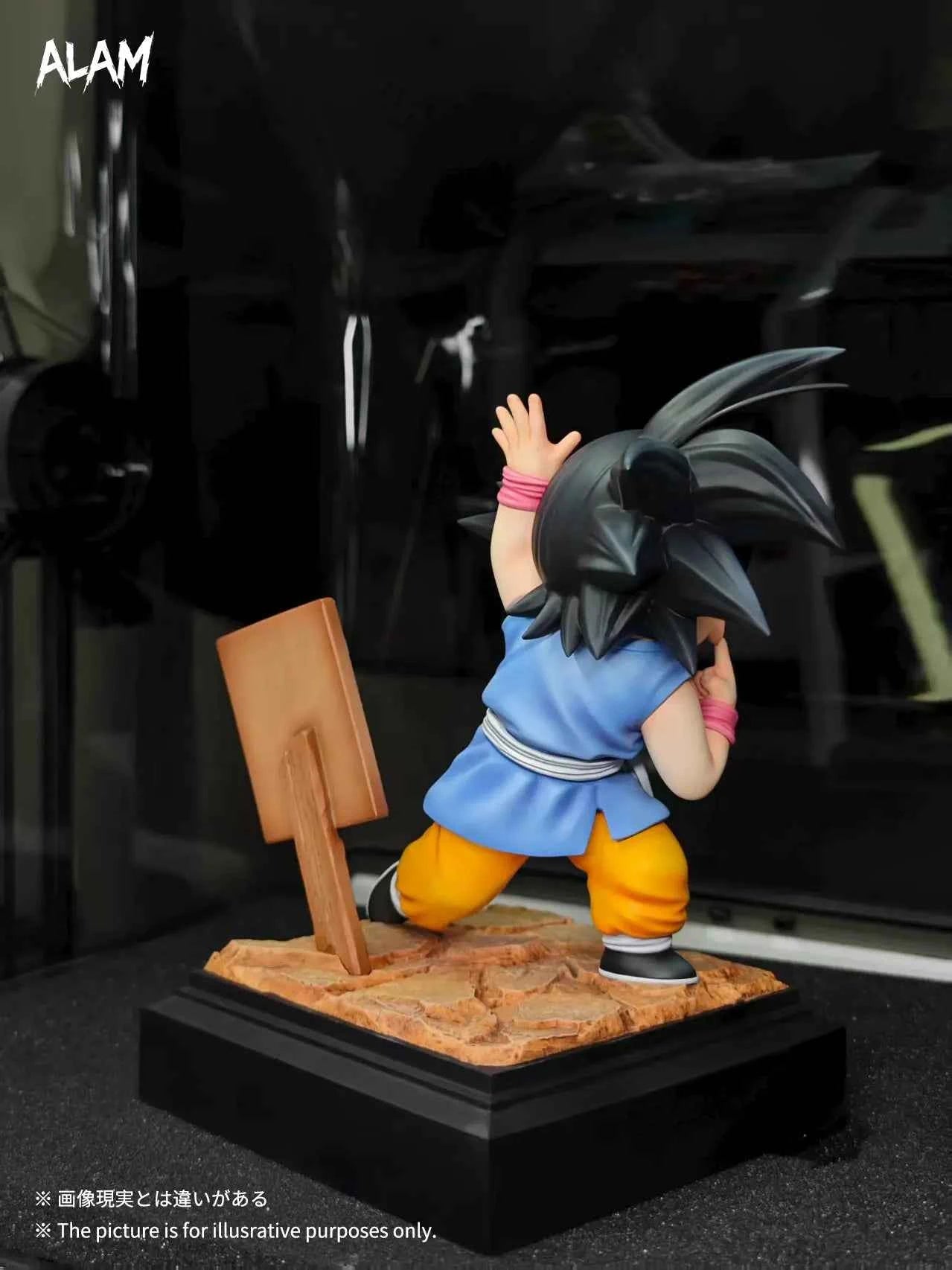 Dragon Ball Alam Studio Wanted Grimace Son Goku Resin Statue