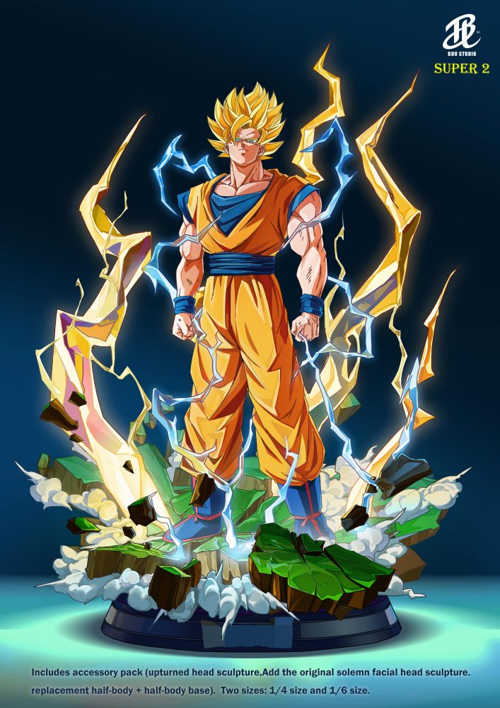 Dragon Ball BUU Studio Goku SSJ2 Resin Statue