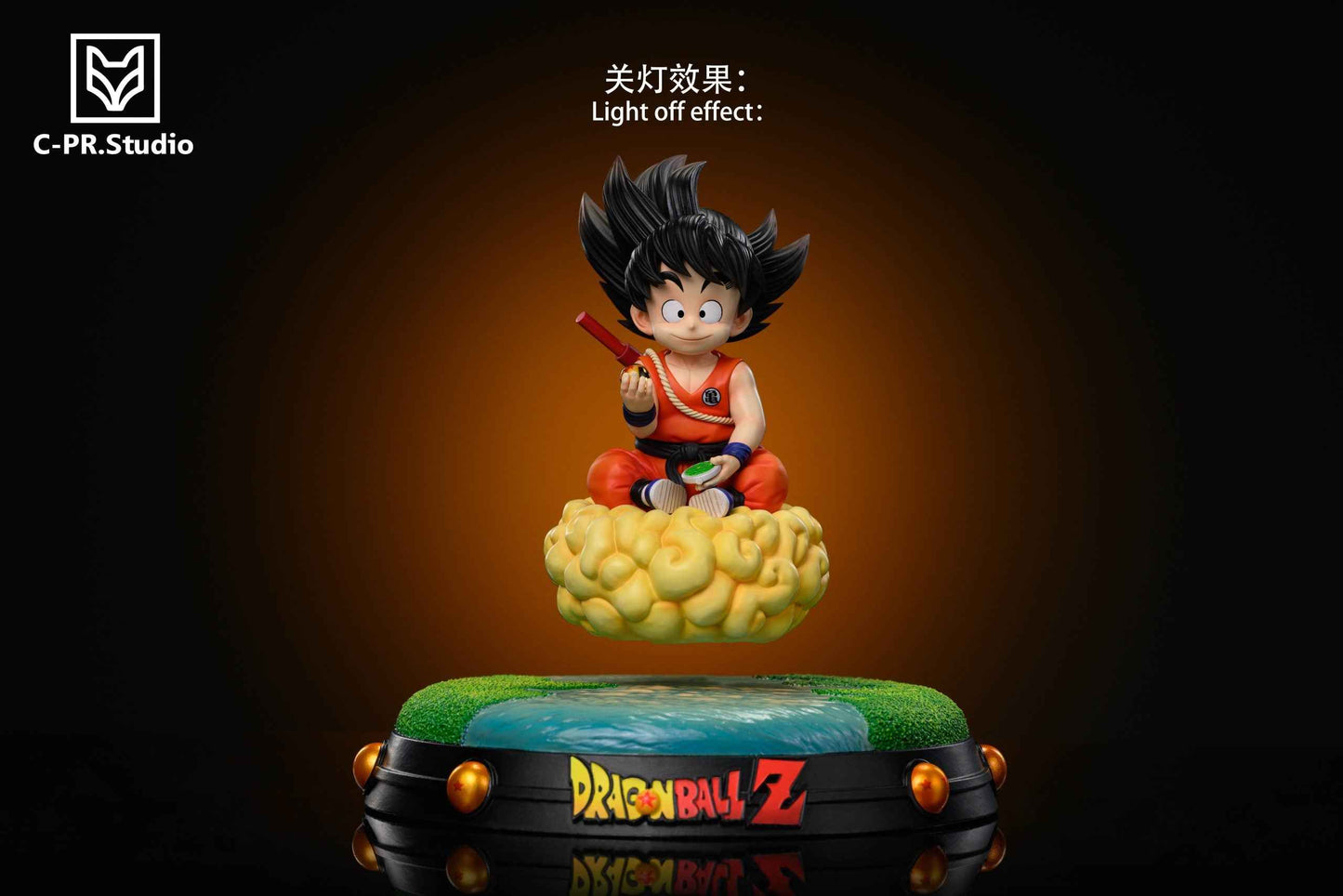 Dragon Ball CPR Studio Magnetic Levitation Son Goku Kid Resin Statue