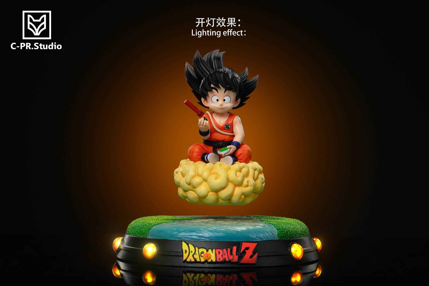 Dragon Ball CPR Studio Magnetic Levitation Son Goku Kid Resin Statue