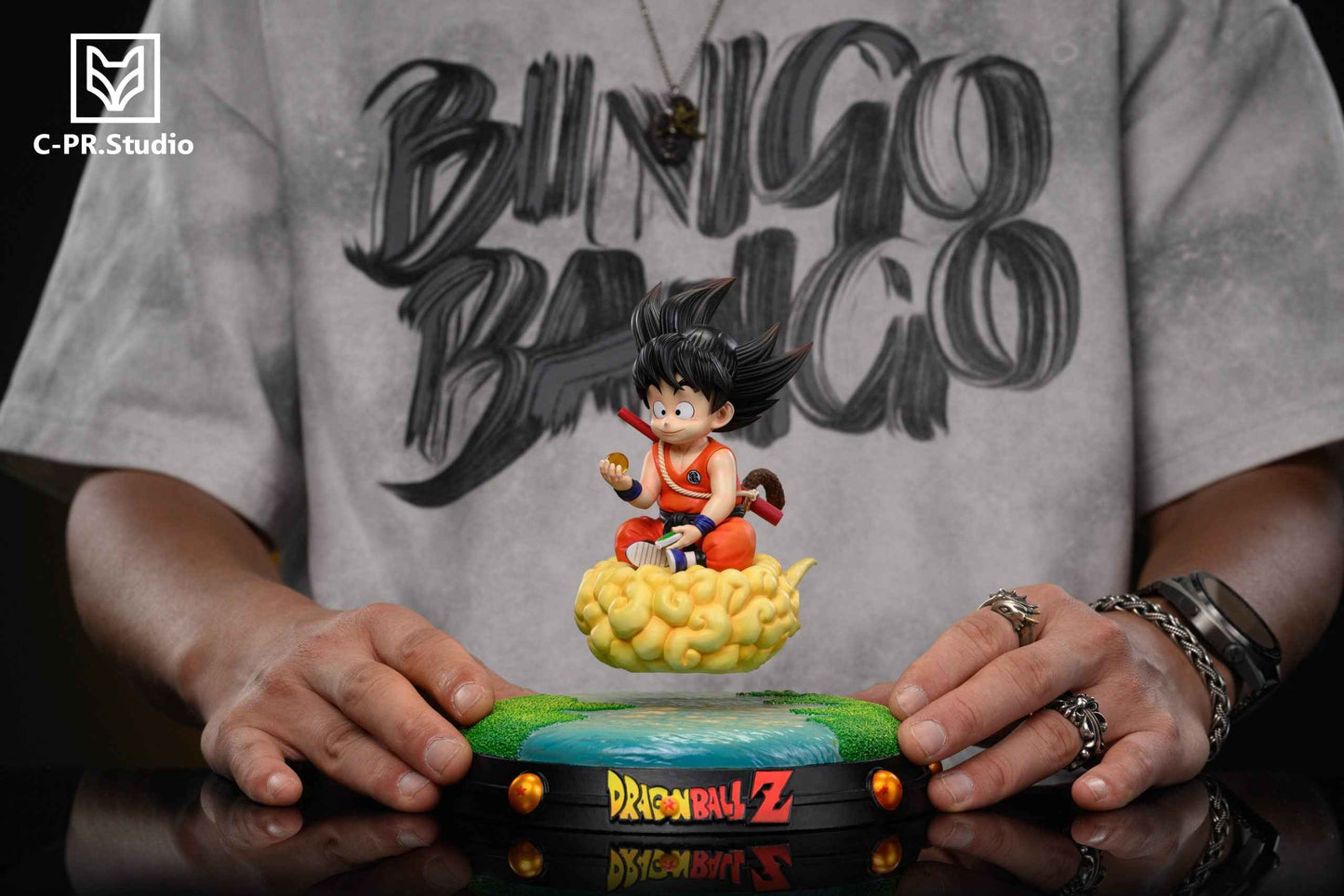 Dragon Ball CPR Studio Magnetic Levitation Son Goku Kid Resin Statue