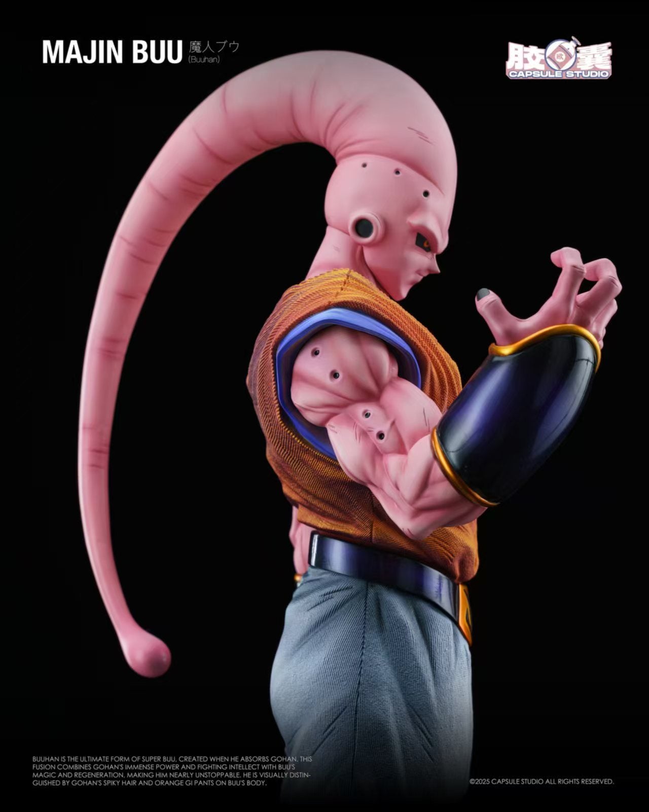 Dragon Ball Capsule Studio Gohan Buu Resin Statue