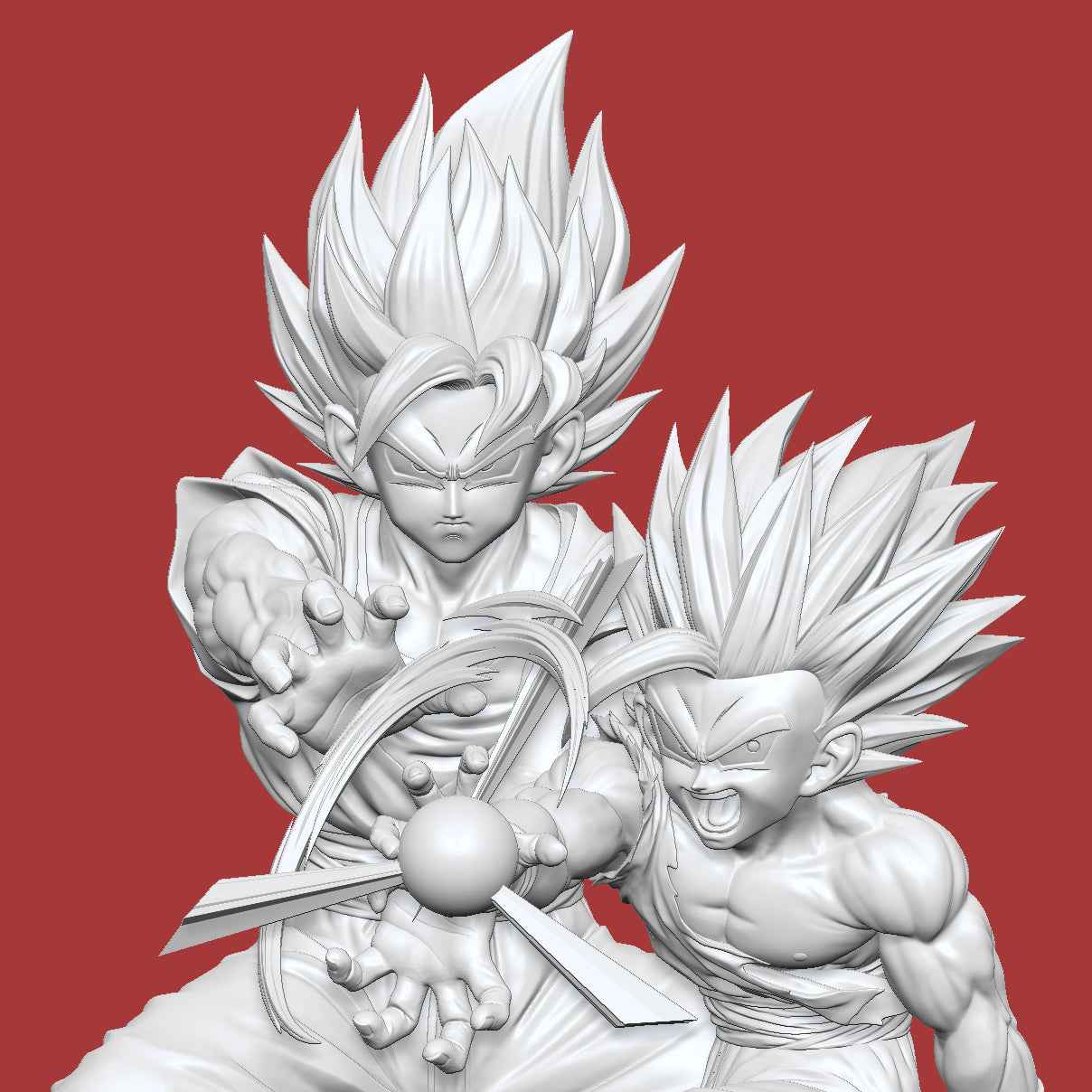 Dragon Ball Figure Class Studio Son Goku & Son Gohan Resin Statue