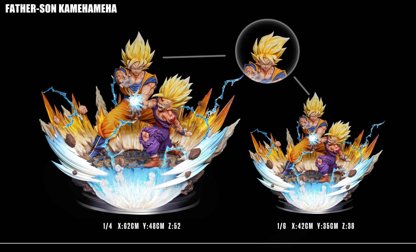 Dragon Ball Figure Class Studio Son Goku & Son Gohan Resin Statue