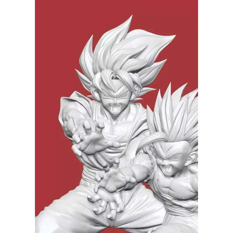 Dragon Ball Figure Class Studio Son Goku & Son Gohan Resin Statue