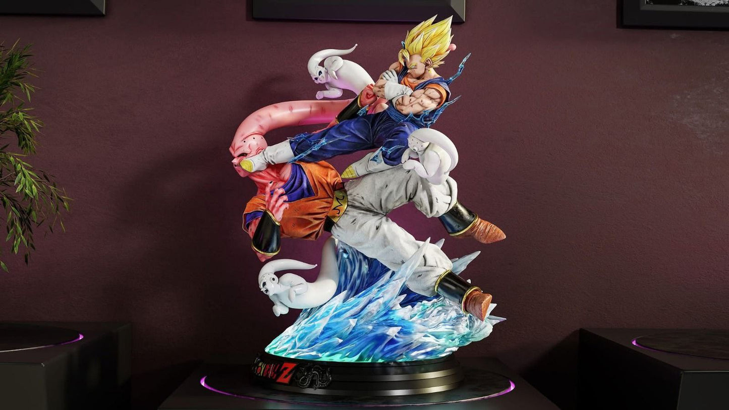 Dragon Ball KDC Vegito vs Buuhan Resin Statue