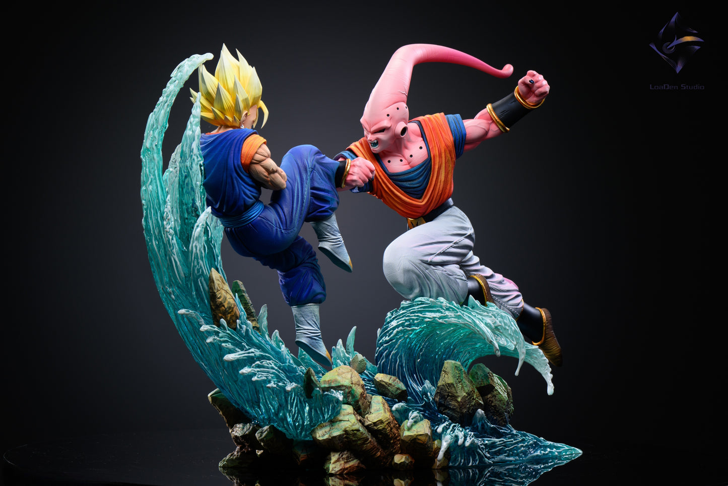 Dragon Ball LoaDen Studio Vegetto vs Buu Resin Statue