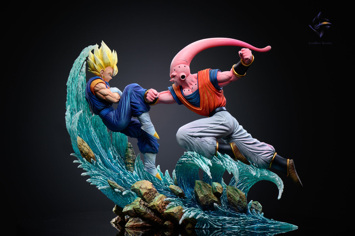 Dragon Ball LoaDen Studio Vegetto vs Buu Resin Statue