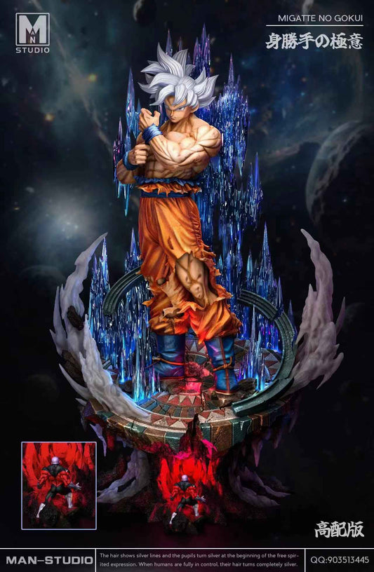 Dragon Ball ~ MAN Studio ~ Son Goku Ultra Instinct ~ Resin Statue - Santoryu Resins Collectors
