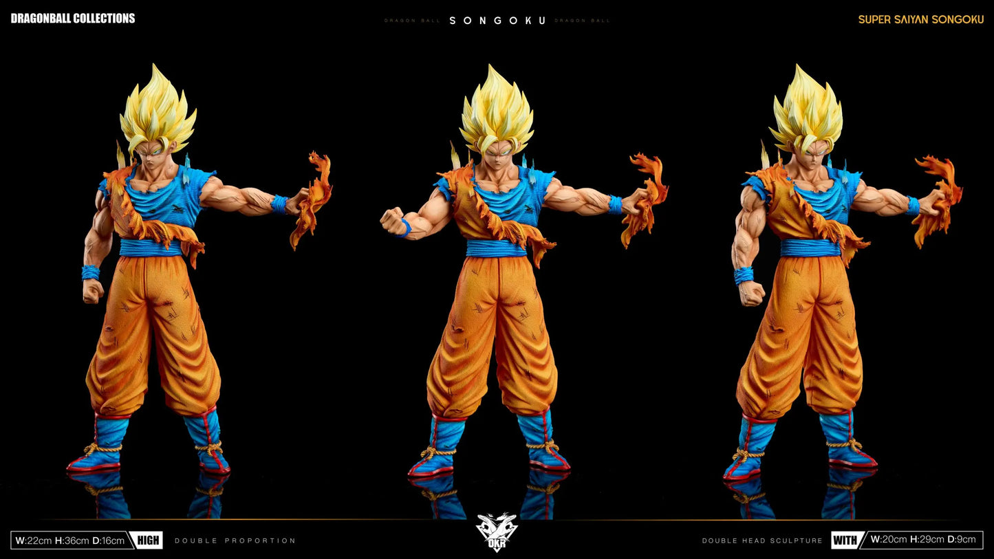 Dragon Ball Okr Studio Goku SSJ2 Resin Statue