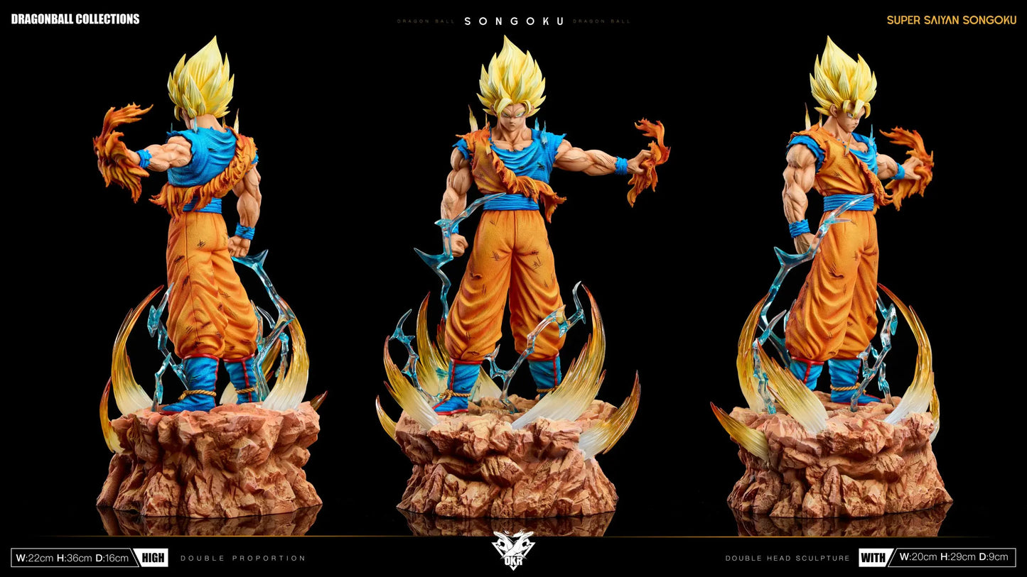 Dragon Ball Okr Studio Goku SSJ2 Resin Statue