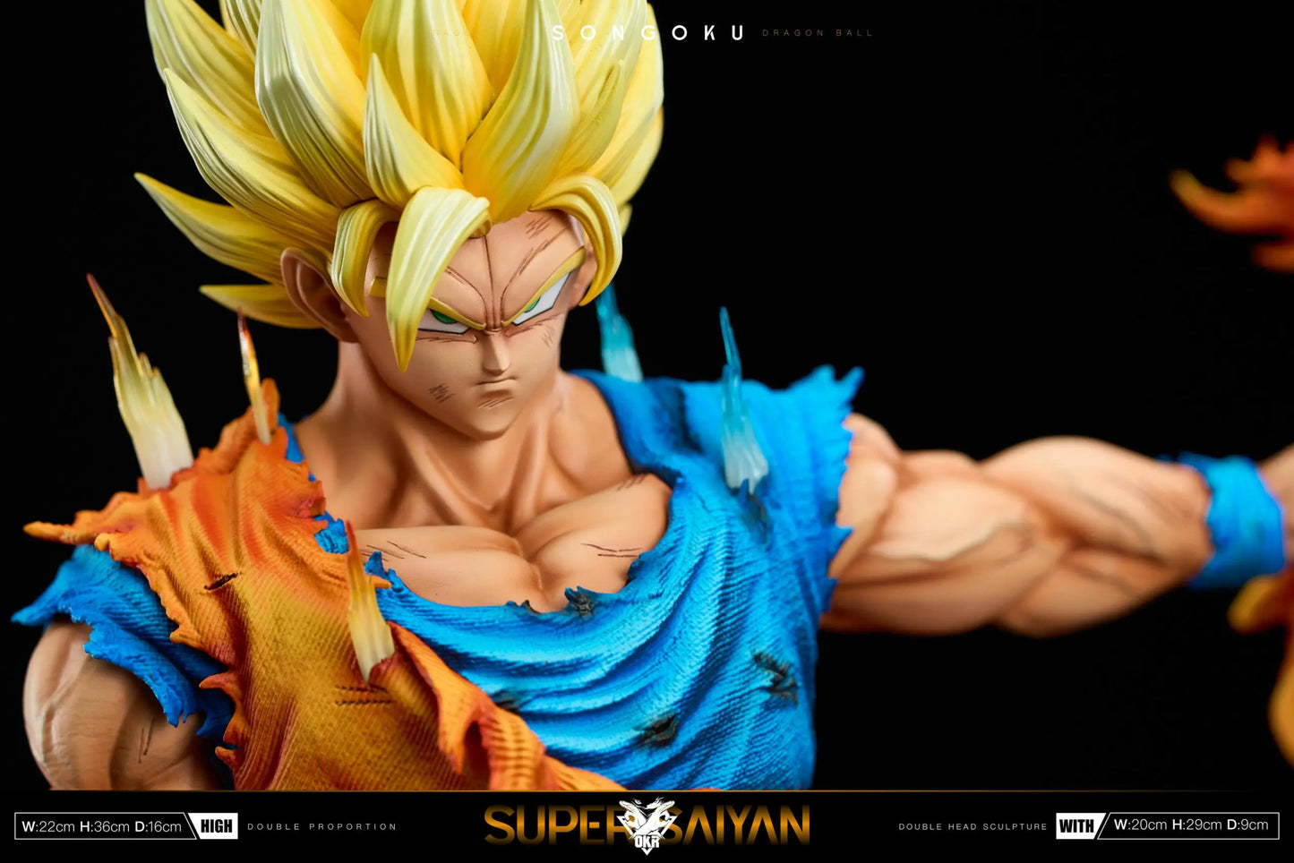 Dragon Ball Okr Studio Goku SSJ2 Resin Statue