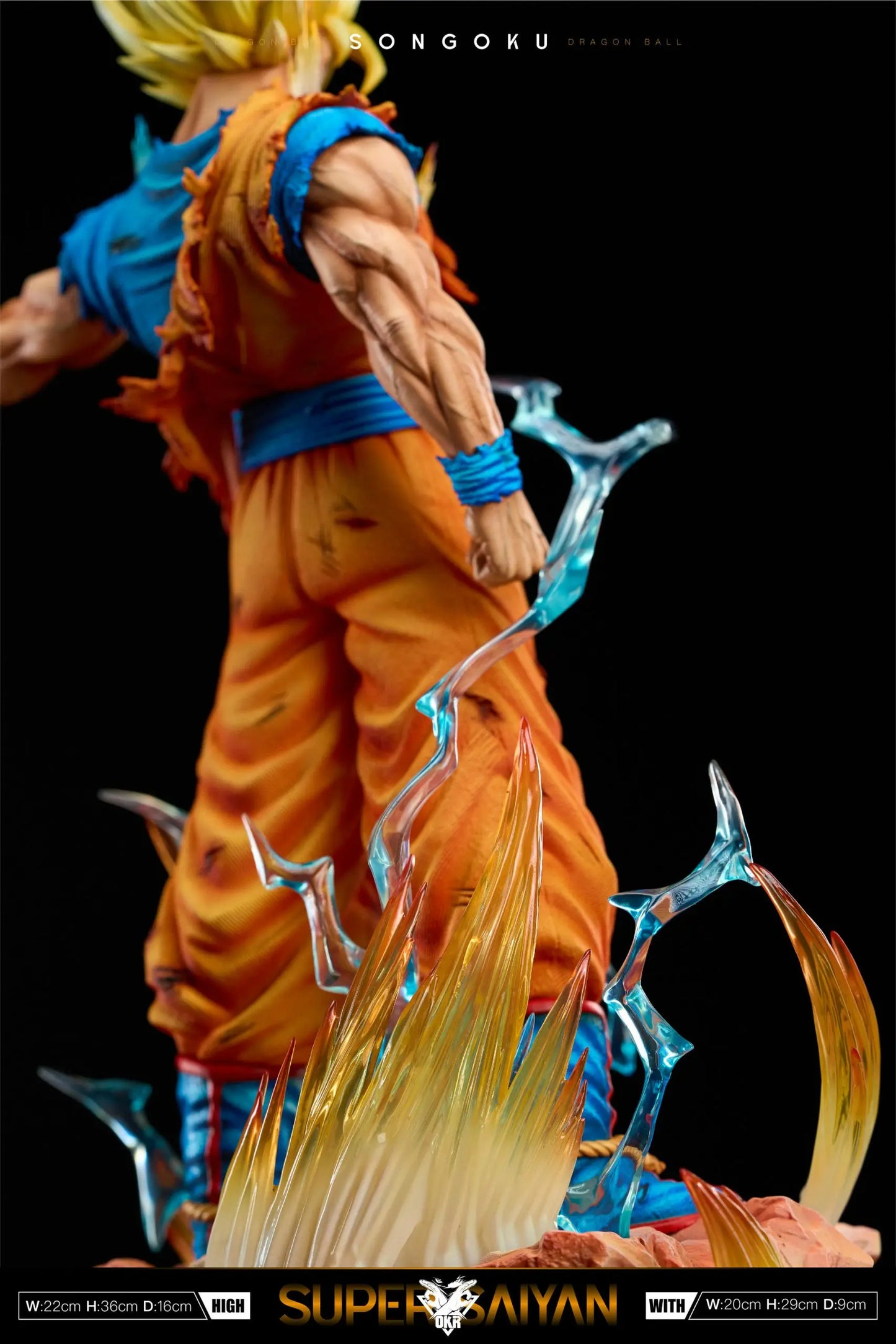 Dragon Ball Okr Studio Goku SSJ2 Resin Statue