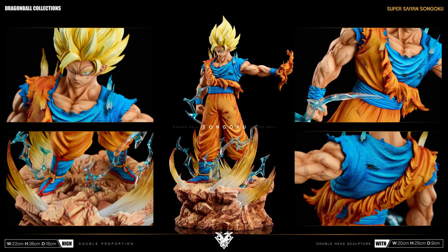 Dragon Ball Okr Studio Goku SSJ2 Resin Statue