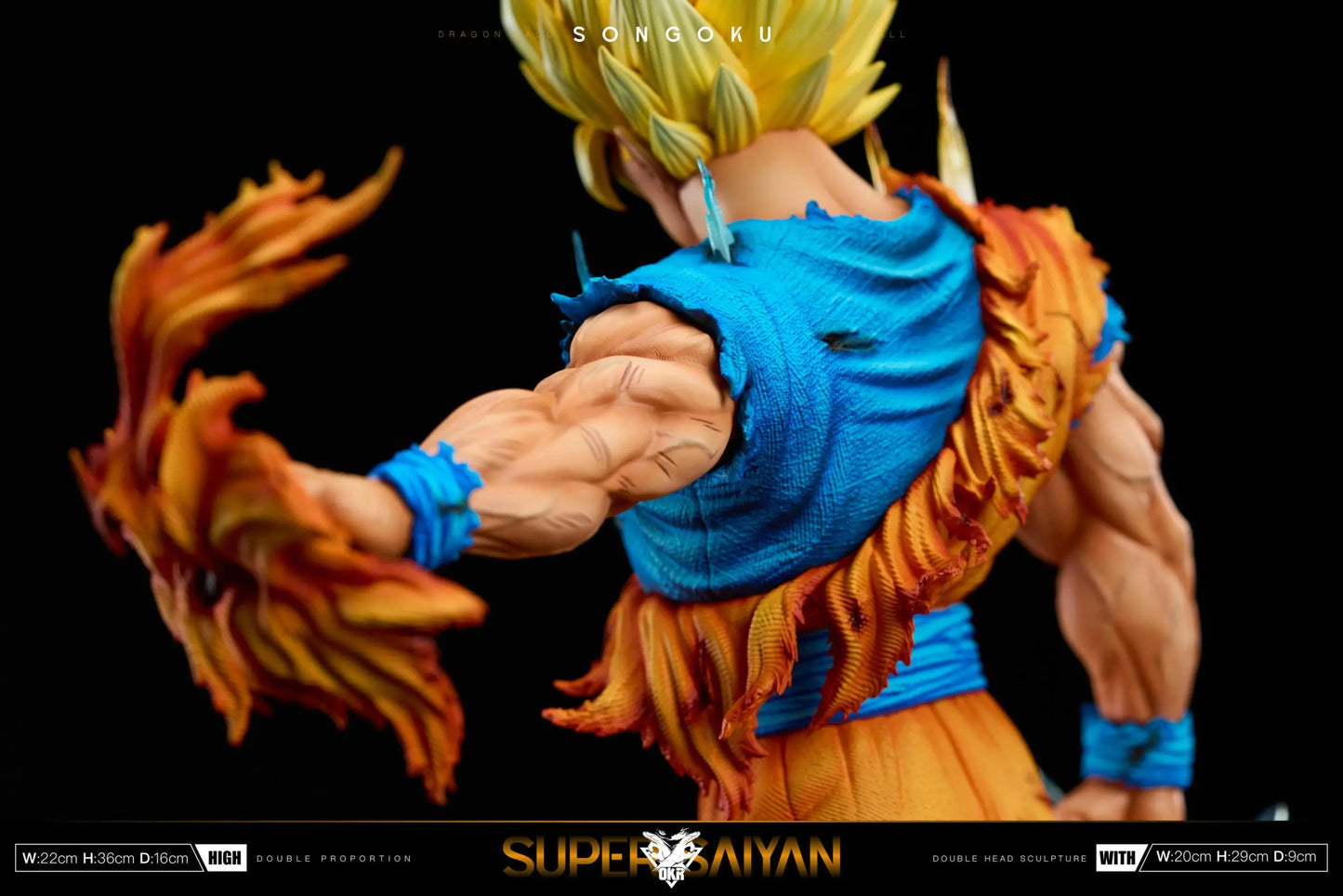 Dragon Ball Okr Studio Goku SSJ2 Resin Statue