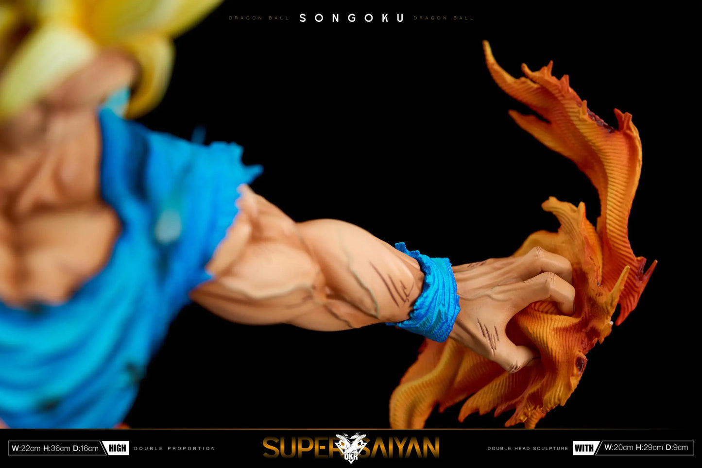 Dragon Ball Okr Studio Goku SSJ2 Resin Statue