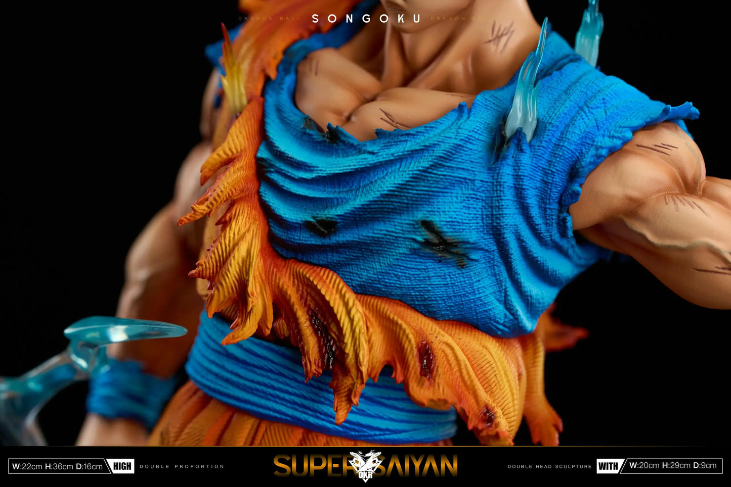 Dragon Ball Okr Studio Goku SSJ2 Resin Statue