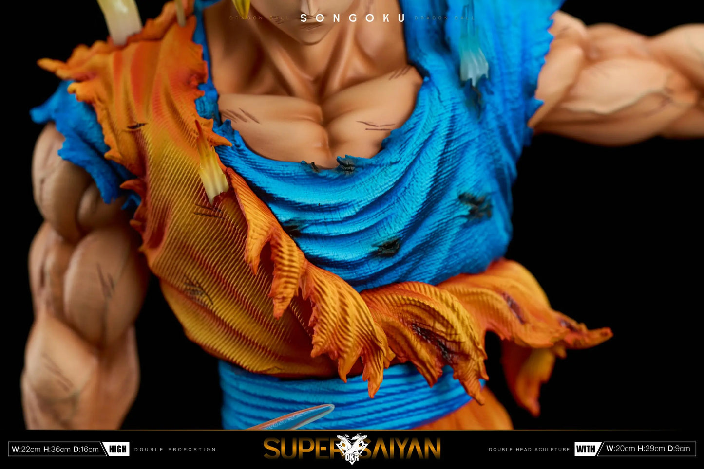 Dragon Ball Okr Studio Goku SSJ2 Resin Statue