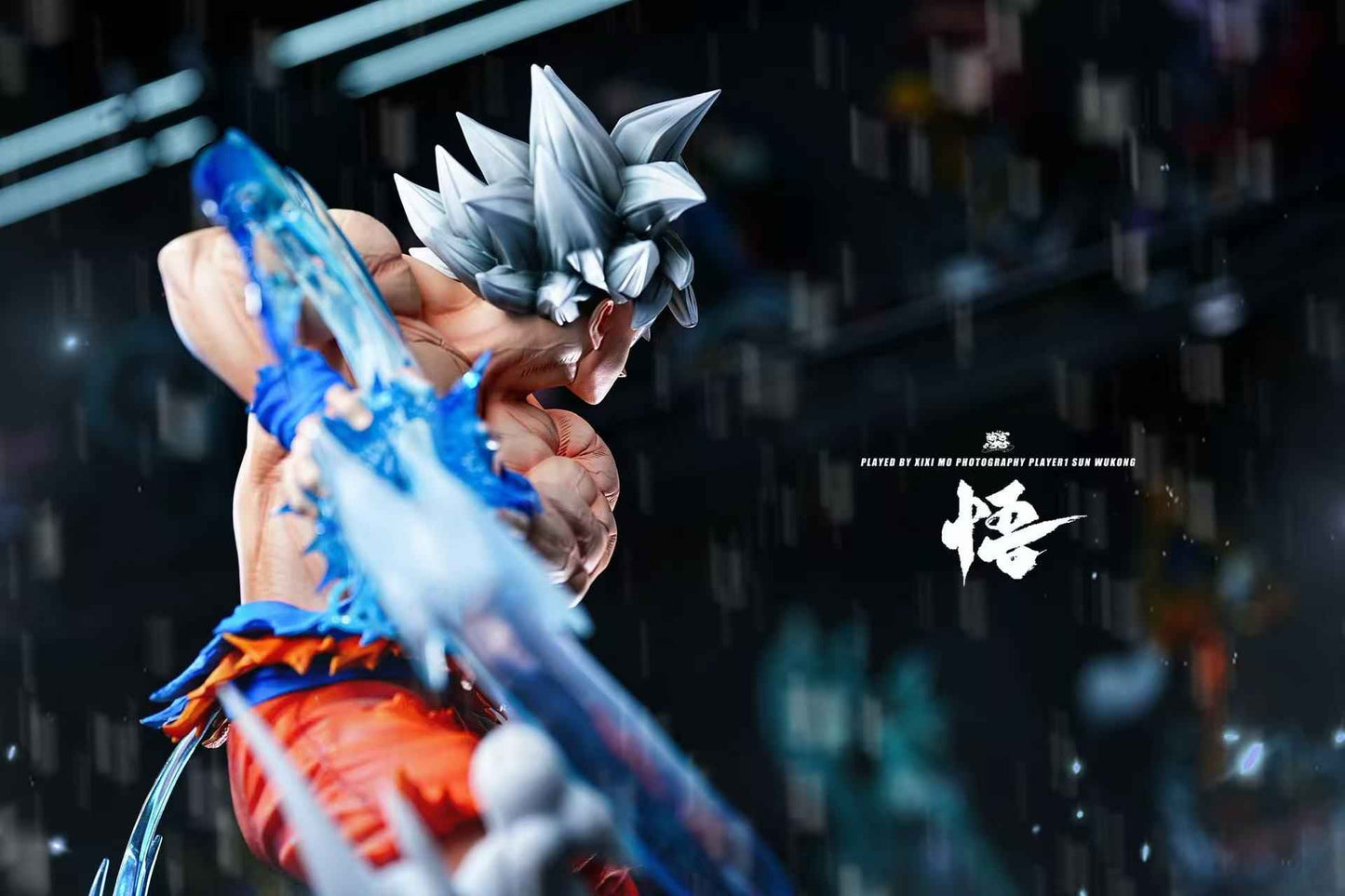 Dragon Ball Player 1 Studio Ultra Instinct Son Goku Resin Statue