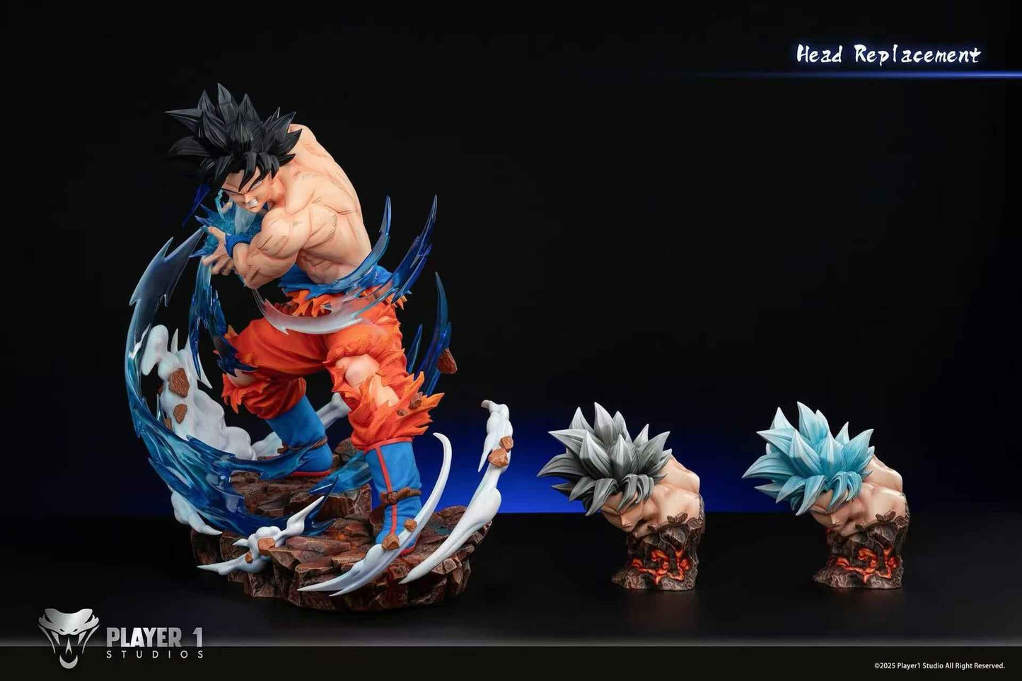 Dragon Ball Player 1 Studio Ultra Instinct Son Goku Resin Statue