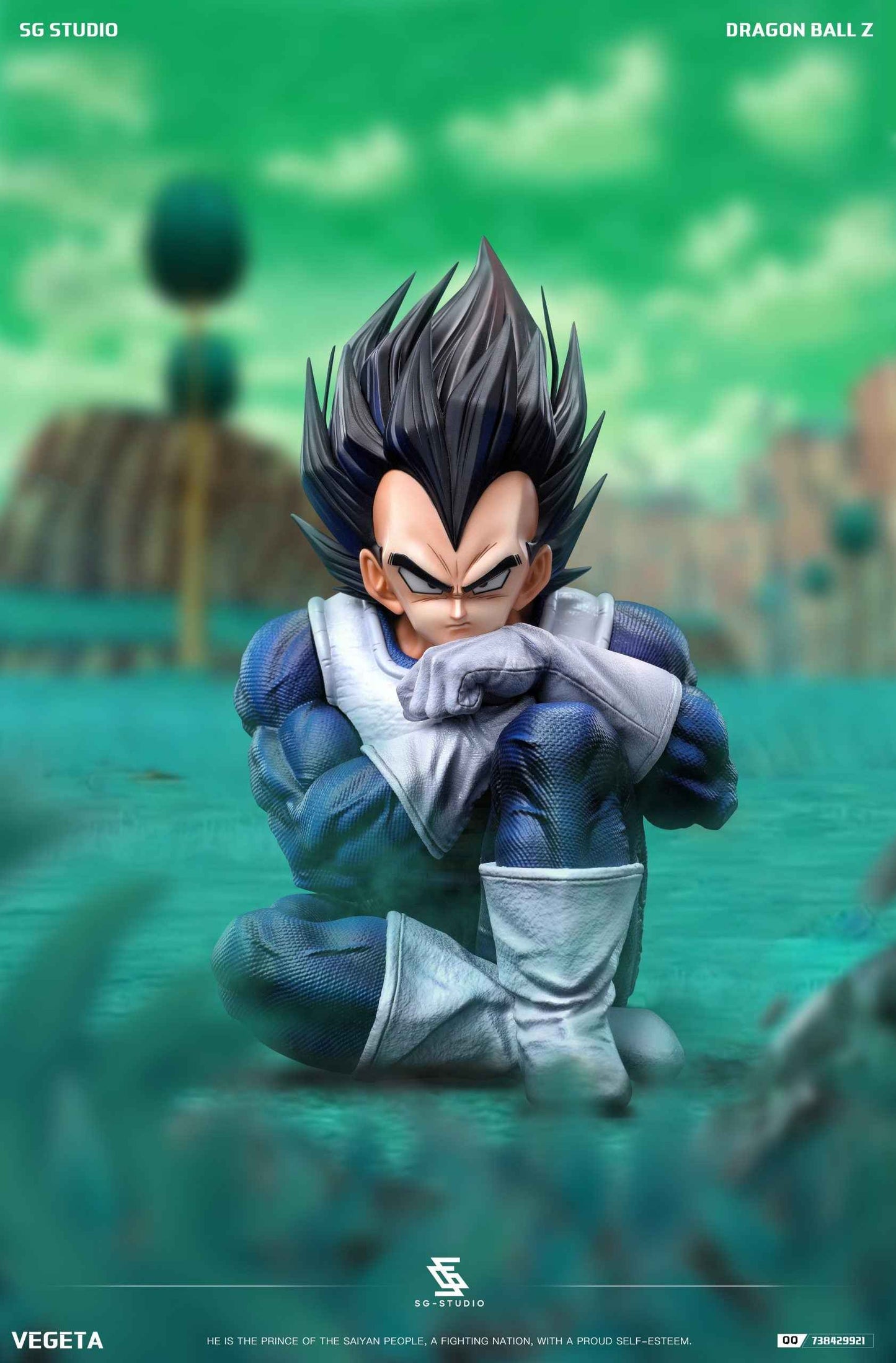 Dragon Ball SG Studio Vegeta Namek Resin Statue - Santoryu Resins Collectors