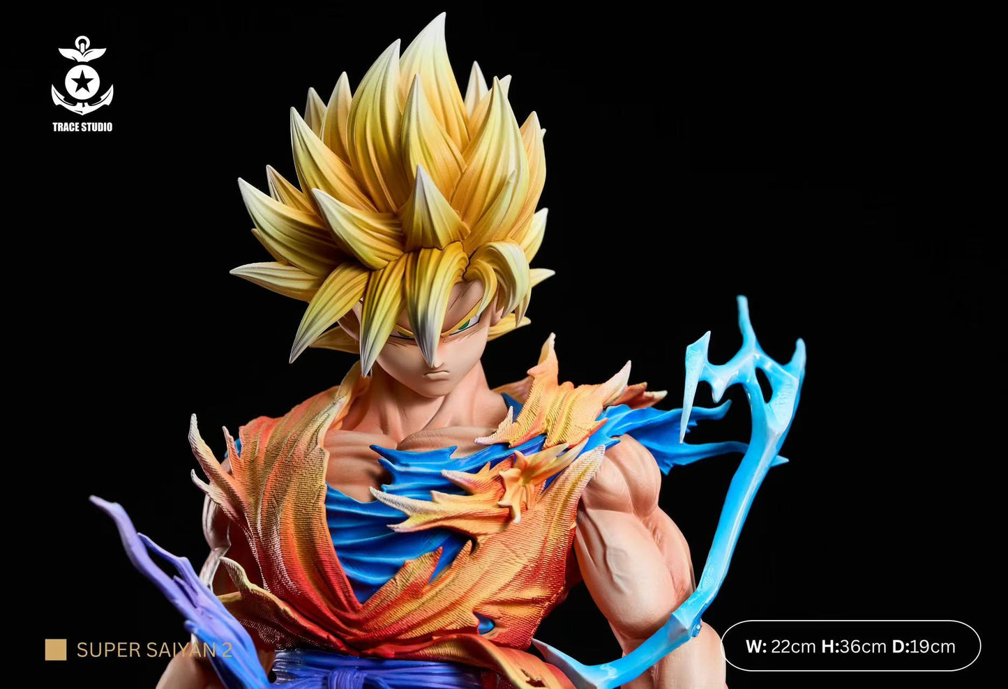 Dragon Ball Trace Studio Goku SSJ2 Resin Statue