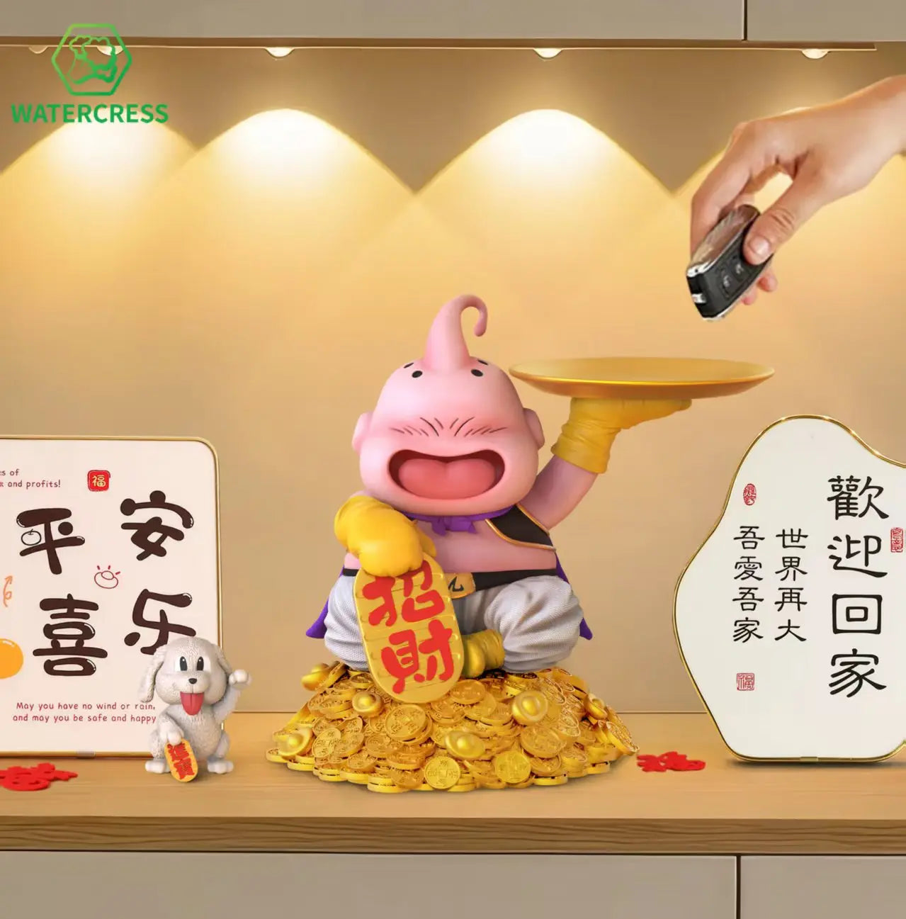 Dragon Ball Watercress Studio Lucky Storage Majin Buu Resin Statue